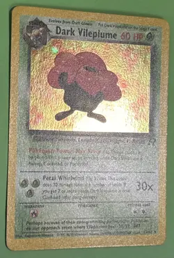 DARK VILEPLUME HOLO 30/82 Team Rocket Rare Pokemon Card NEAR MINT NO PLAY - Image 2