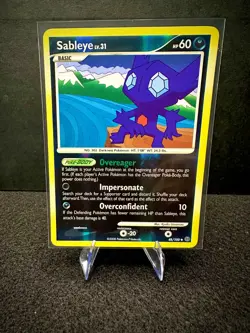 Sableye 48/100 Diamond & Pearl Stormfront Reverse Holo Pokemon TCG Card NM - Image 1