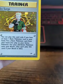 Pokemon Cards: Gym Heroes Rare Holo: Lt. Surge 17/132 Near Mint - Image 3