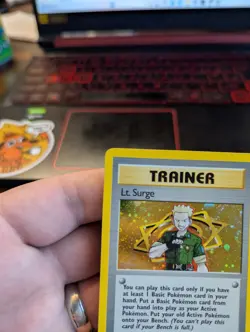 Pokemon Cards: Gym Heroes Rare Holo: Lt. Surge 17/132 Near Mint - Image 5