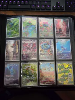 Pokemon Card Lot - High Rarity, Binder Included, plus Bulk, plus 25 Top Loaders - Image 1