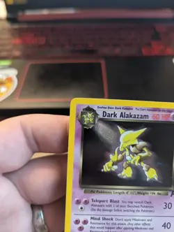 Dark Alakazam Holo Pokemon TGC Card. Team Rocket 1/82 Near Mint - Image 5