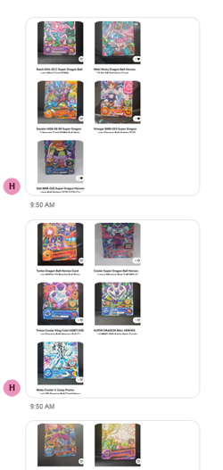 Custom Private Bundle Of 136 Dragon Ball Heroes Cards Hoghunt-10 Reserved - Image 2