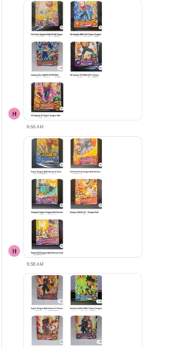 Custom Private Bundle Of 136 Dragon Ball Heroes Cards Hoghunt-10 Reserved - Image 3