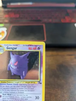 Pokemon TCG Gengar 5/62 Fossil Holo Rare Card – Near Mint - Image 2