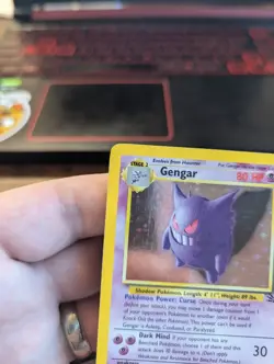 Pokemon TCG Gengar 5/62 Fossil Holo Rare Card – Near Mint - Image 5