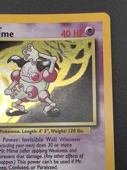Mr. Mime (No Symbol) Holo Rare Jungle 6/64 Pokemon Card - WOTC 1999 - Image 4