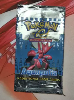 Pokemon - Scizor Aquapolis EMPTY Wrapper Pack (No Cards) - Image 1