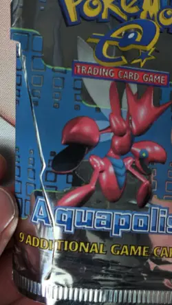 Pokemon - Scizor Aquapolis EMPTY Wrapper Pack (No Cards) - Image 3