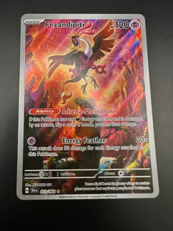 Fezandipiti 073/064 Illustration Rare Shrouded Fable Pokemon Card - Image 1