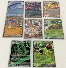 8 DESTINED RIVALS ‘Double Rare’ EX Card Lot DRI:EN-Pokemon Cards-Illustration - Image 1
