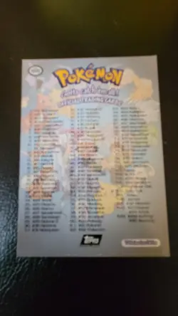 Pokemon cards w/ metal box. 64 cards, 157 hologram, 8 wrappers 1996 era - Image 3