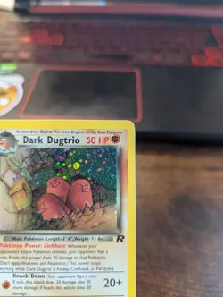 Pokemon Cards: Team Rocket 1st Edition Rare Holo: Dark Dugtrio 6/82 Near Mint - Image 2