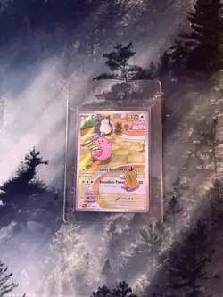 Pokemon Chansey TCG Twilight Masquerade Holo Card Illustration Rare 187/167 - Image 2