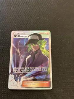 N's Resolve Full Art Holo Card 232/236 Sm-Cosmic Eclipse MP - Image 1
