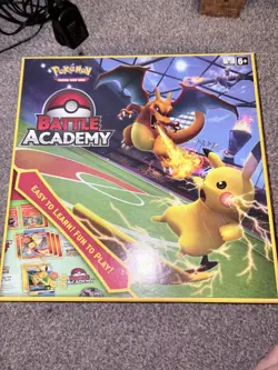 Pokemon Battle Academy Trading Card Board Game Opened Appears 123 Cards in Total - Image 1