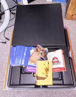 Pokemon Battle Academy Trading Card Board Game Opened Appears 123 Cards in Total - Image 2