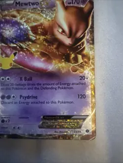 Pokemon TCG Mewtwo EX 54/99 Celebrations Classic Collection Holo Card - Image 5