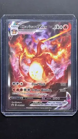 Charizard VMAX SWSH261 Black Star Promo Card Fresh NM Condition - Image 1