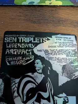 Magic The Gathering Sen Triplets, Secret Lair Borderless Foil 1198 Near Mint - Image 5