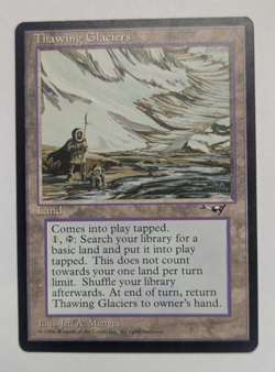 Magic Mtg Alliances Thawing Glaciers lightly played - Image 1