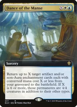 Dance of the Manse (Extended Art) - Throne of Eldraine - Image 1