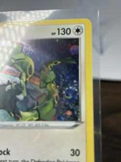 Pokemon TCG Rayquaza SWSH029 Cosmos Black Star Promo NM with SWIRL - Image 2
