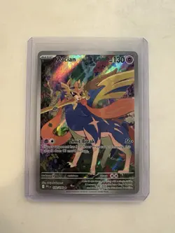 Pokemon Zacian 100/094 Phantasmal Flames Illustration Rare Holo - NM - Image 1