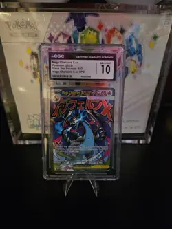 Mega Charizard X ex 023 CGC Gem Mint 10 Pokemon Black Star Promo UPC - Image 1