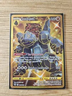 Coalossal 198/189 Gold Secret Rare | Darkness Ablaze | Pokemon TCG - Image 1