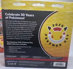 Pokemon TCG: Pokemon Day 2026 Collection Box - 30th Anniversary - Lot Of 3 - Image 4