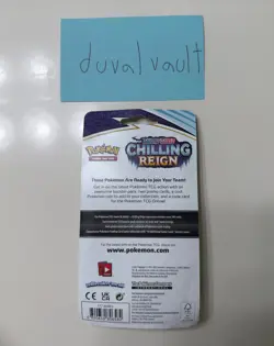 Pokemon Sword & Shield Chilling Reign Checklane Blister Pack Milotic Promo - Image 2