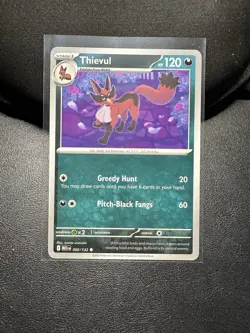 Thievul 090/132 Me01: Mega Evolution Regular Free shipping NM Pokemon - Image 1