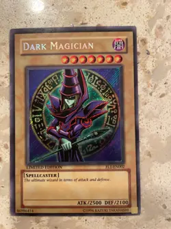 Yugioh Dark Magician FL1-EN002 Secret Rare Limited Edition HP-DMG - Image 1