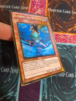 Yu-Gi-Oh! TCG Blackwing - Gale the Whirlwind GLD3-EN021 Limited Gold Rare NM a1/ - Image 2