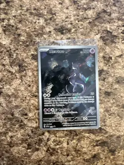 MEWTWO SVP 052 Scarlet Violet 151 Promo Illustration Rare Pokemon Card SEALED - Image 1