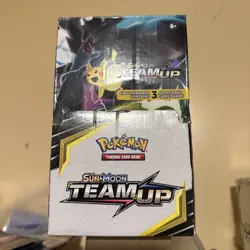 2019 Pokemon Sun & Moon Team Up Retail Dollar Tree Display Box No Packs - Image 1