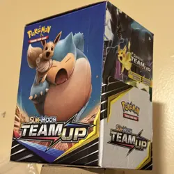 2019 Pokemon Sun & Moon Team Up Retail Dollar Tree Display Box No Packs - Image 4
