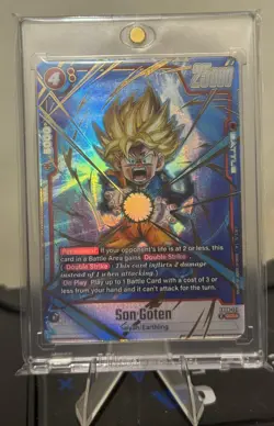Son Goten FB08-121 SCR* Alternate Art Saiyan's Pride Dragon Ball Super Card Game - Image 1