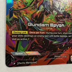 Gundam Epyon LR+ Gundam Card Game Dual Impact GD02-002 English - Image 5
