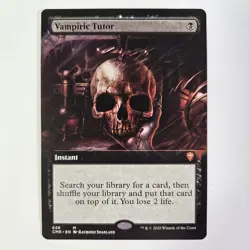 Vampiric Tutor Commander Legends CMR Extended Art MTG - Image 1