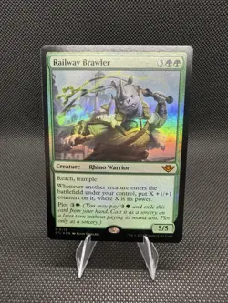 Railway Brawler Outlaws of Thunder Junction Foil - Image 1