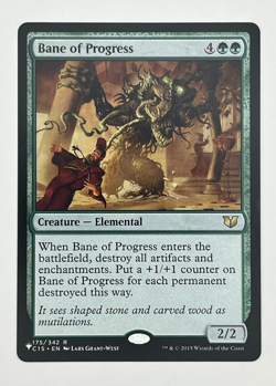 MTG Bane of Progress The List Reprints Pack Fresh Magic (non-foil) - Image 1