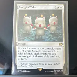 Moogles' Valor (Universes Beyond: Final Fantasy | Instant | White | 0027) - Image 1