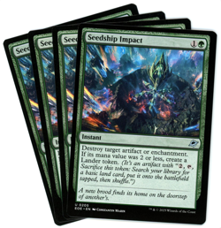 x4 Seedship Impact - 0205 - Edge of Eternities - MTG - NM Ships Now - Image 1