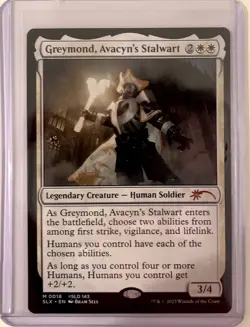 Magic the Gathering: Secret Lair- Greymond, Avacyn's Stalwart - SLX M0018 - Image 1
