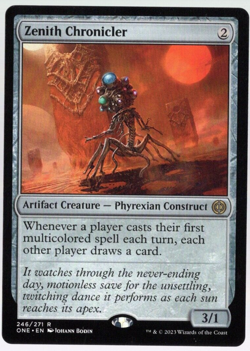 Zenith Chronicler 246/271 Non Foil Rare All Will Be One MTG NM - Image 1