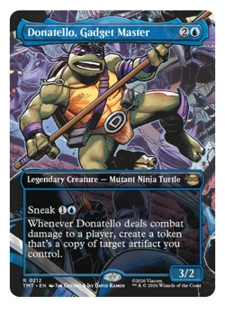 Donatello, Gadget Master - Borderless Teenage Mutant Ninja Turtles MTG - Image 1