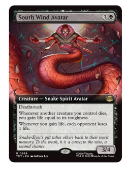 South Wind Avatar - Extended Art Teenage Mutant Ninja Turtles MTG - Image 1