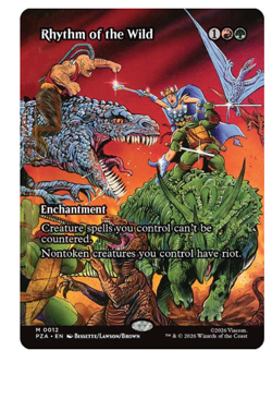 Rhythm of the Wild - Borderless Teenage Mutant Ninja Turtles MTG - Image 1
